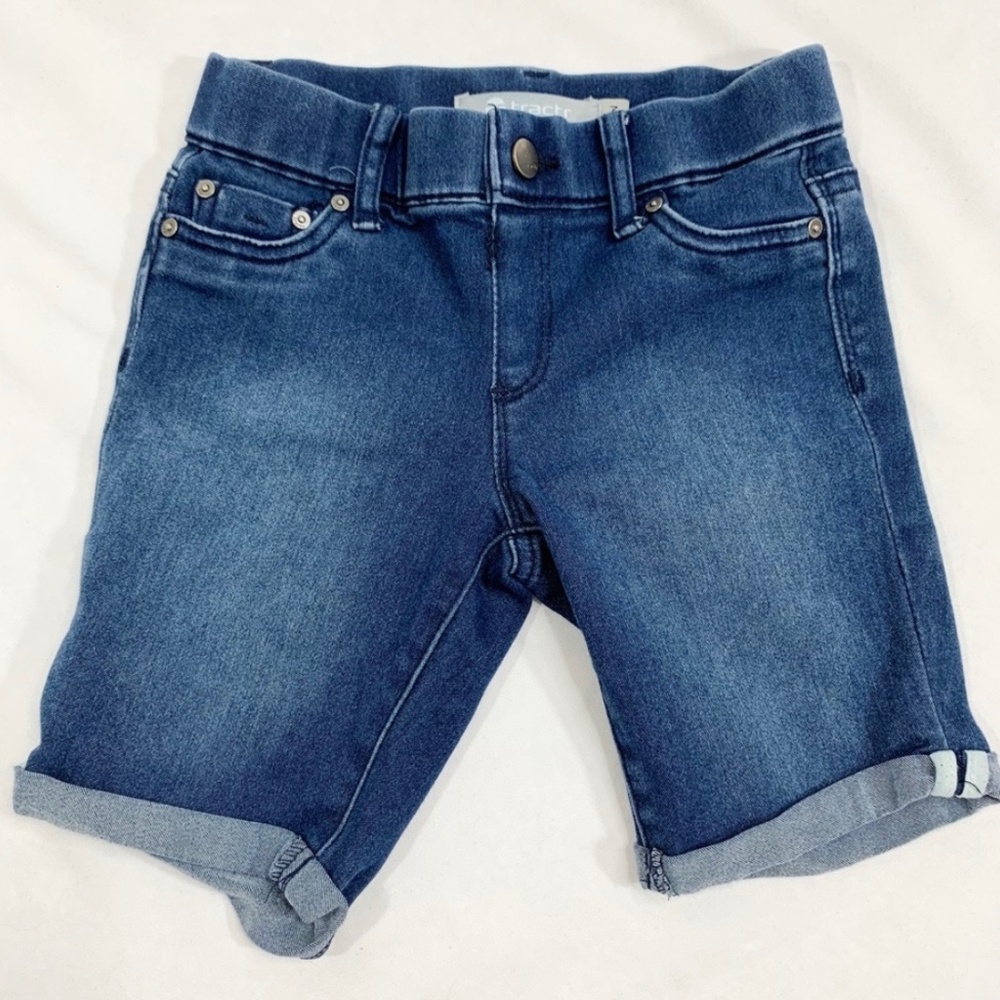 Tractr  by Nordstrom Rack kids Dark denim jean shorts
